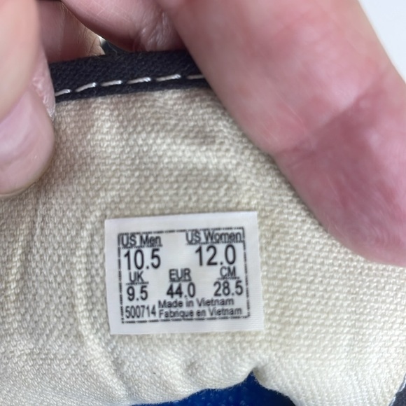 Vans Old Skool Shoes Mens Red Flames Canvas Suede Sneaker Low Top Sz 10.5 - Picture 10 of 12